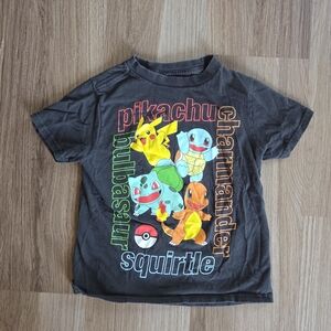 Black Pokemon Boys T-Shirt